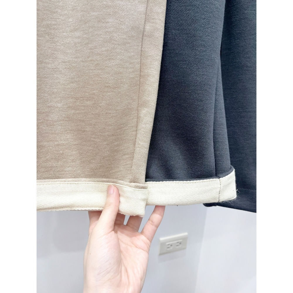 (D254)鬆緊毛呢奶奶褲-2色-細節圖3