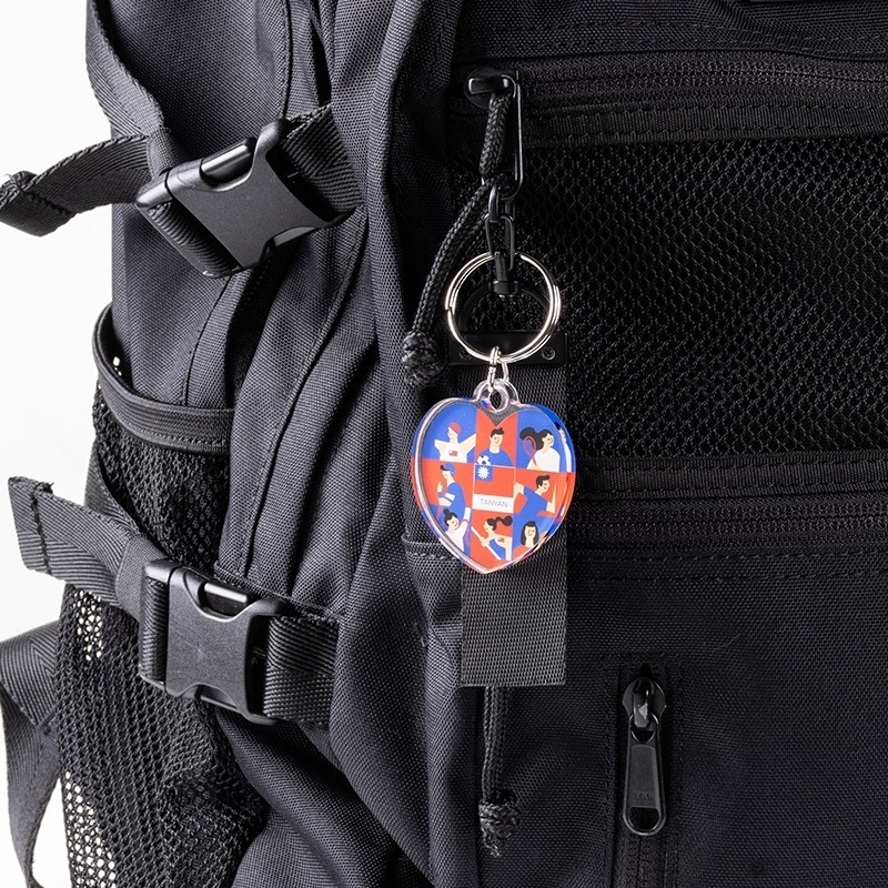 透明壓克力鑰匙圈 (厚度5mm)【客製商品】少量印製 100 個起印 文創小物 商店贈品-細節圖2