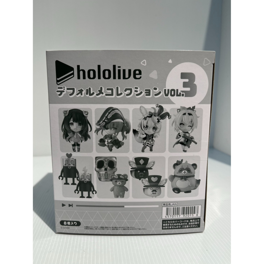(塔比樂玩具)現貨 BANDAI 盒玩 HOLOLIVE DEFORMER Q版公仔 VOL.3 中盒8入-細節圖2