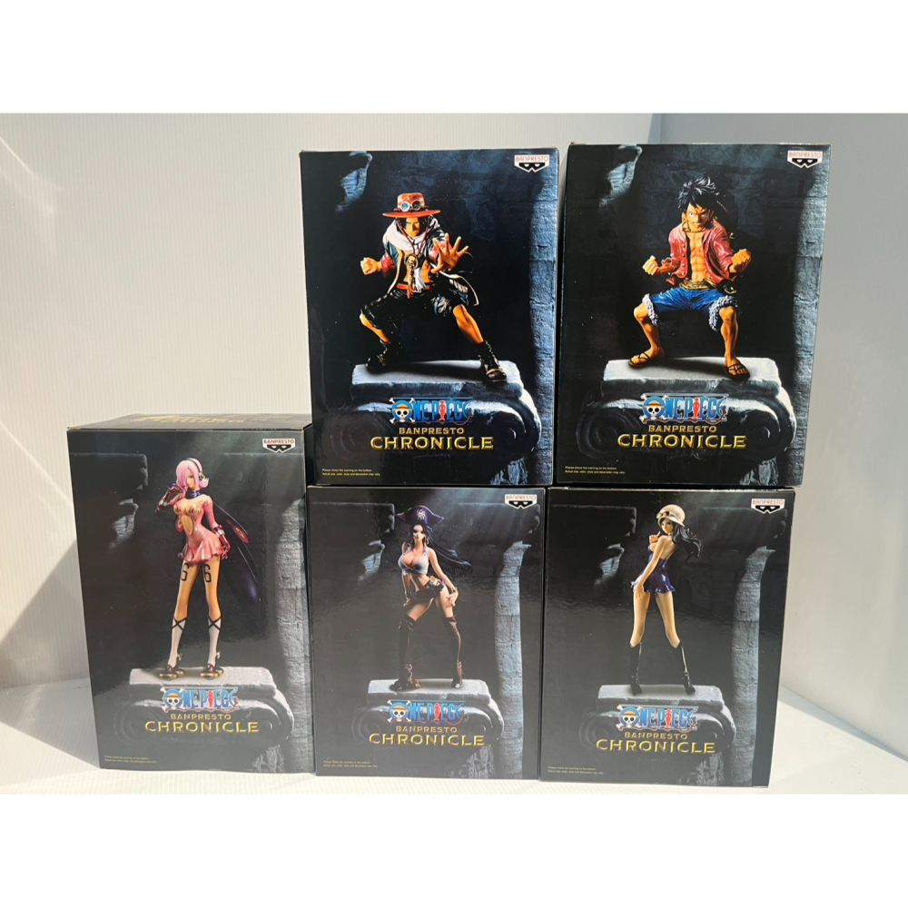 (塔比樂玩具)現貨 Banpresto Chronicle 海賊王 魯夫 艾斯 女帝 蕾玖-細節圖2