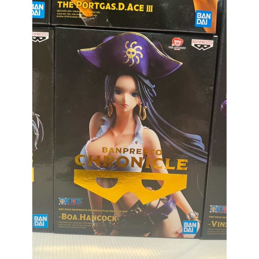 (塔比樂玩具)現貨 Banpresto Chronicle 海賊王 魯夫 艾斯 女帝 蕾玖-規格圖2