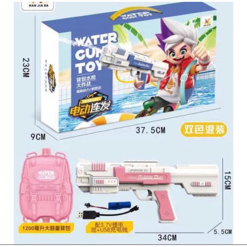 【你的玩具】 M416 水槍 水槍大戰 槍型水槍 打水戰 水槍 玩水 夏日 露營 背包水槍 強力水槍 充電水槍 電動水槍-細節圖4