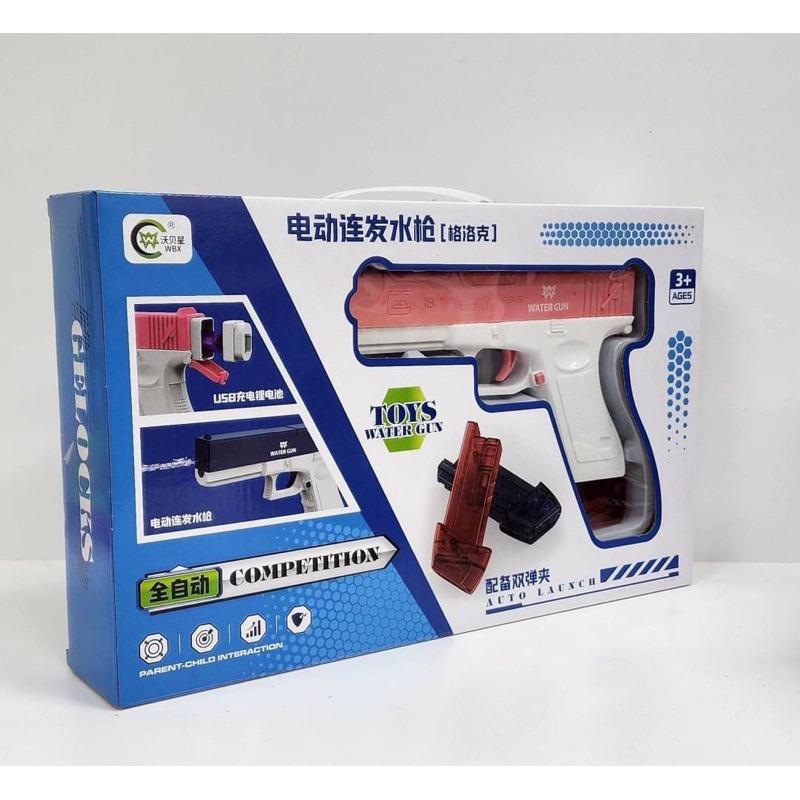【你的玩具】 M416 水槍 水槍大戰 槍型水槍 打水戰 水槍 玩水 夏日 露營 背包水槍 強力水槍 充電水槍 電動水槍-細節圖6