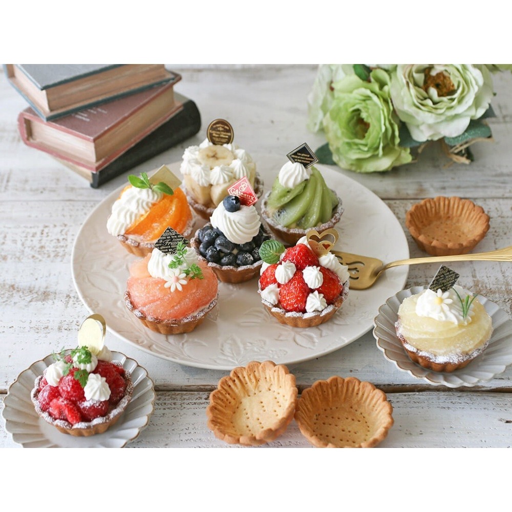 Baby優品百貨鋪．現貨供應💓花邊塔模 派盤 餅乾切壓模 烘焙模具 六連塔模三件組-細節圖7