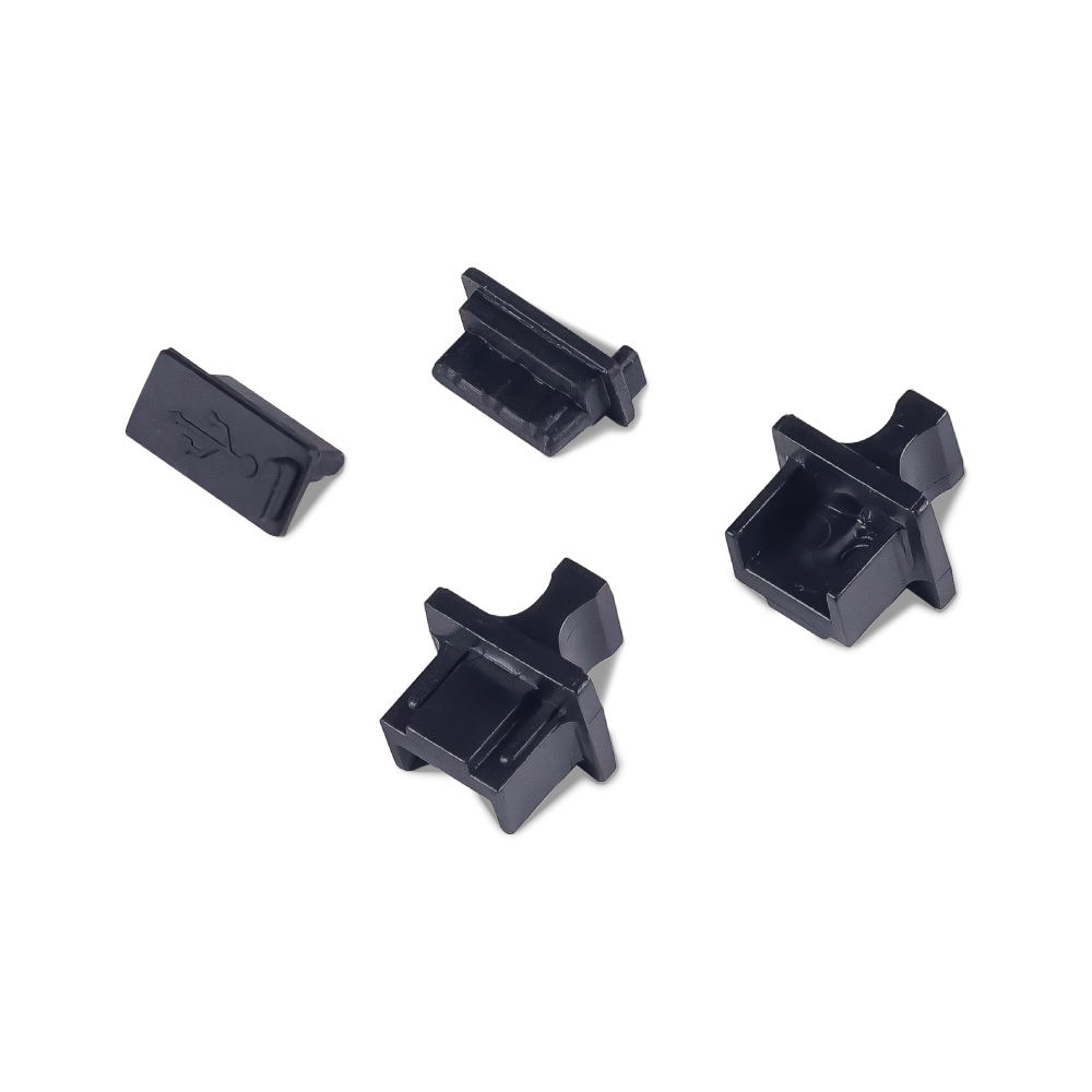 POLYWELL 寶利威爾 USB孔/網路孔防塵塞 盒裝 防潮 防誤插 適用電腦 筆電 路由器 遊戲機 附收納盒-細節圖2