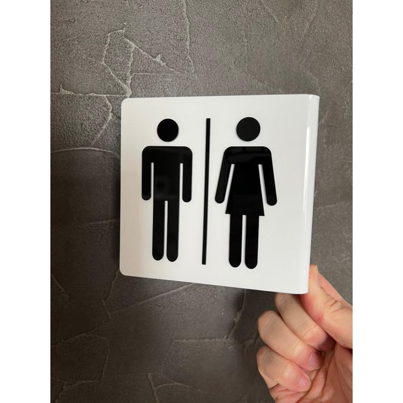 雙面設計 立體壓克力 立面 廁所 無障礙 淋浴間 小便斗 工具間 洗手間標示牌 指示牌 辦公大樓 百貨公司 社區大樓-細節圖3