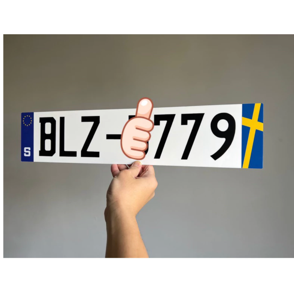 歐規車牌 拖車牌 機車架 攜車架 腳踏車架適用 可選字型標準出貨字型為款式一-細節圖7