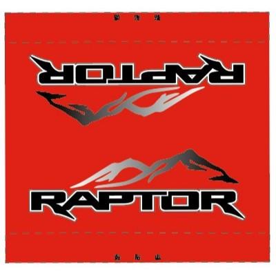 Ford RAPTOR 車標  車 汽車 夾標 水洗標 尾門標  車貼裝飾 雙面設計 福特皮卡 專屬客製-細節圖3