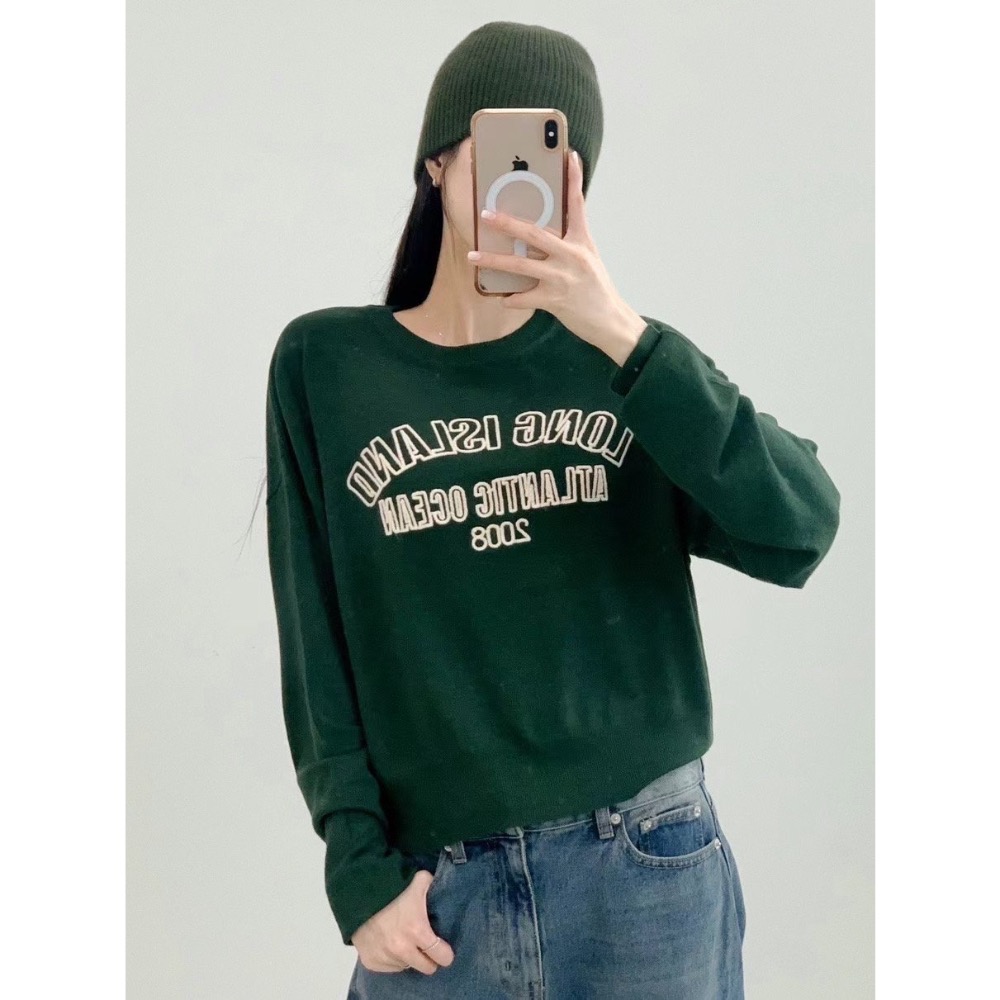 正韓女裝-針織T恤-細節圖3