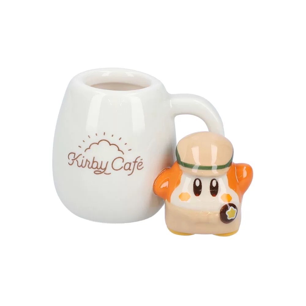 Kirby cafe星之卡比陶瓷公仔 筆筒 牙刷架-規格圖1