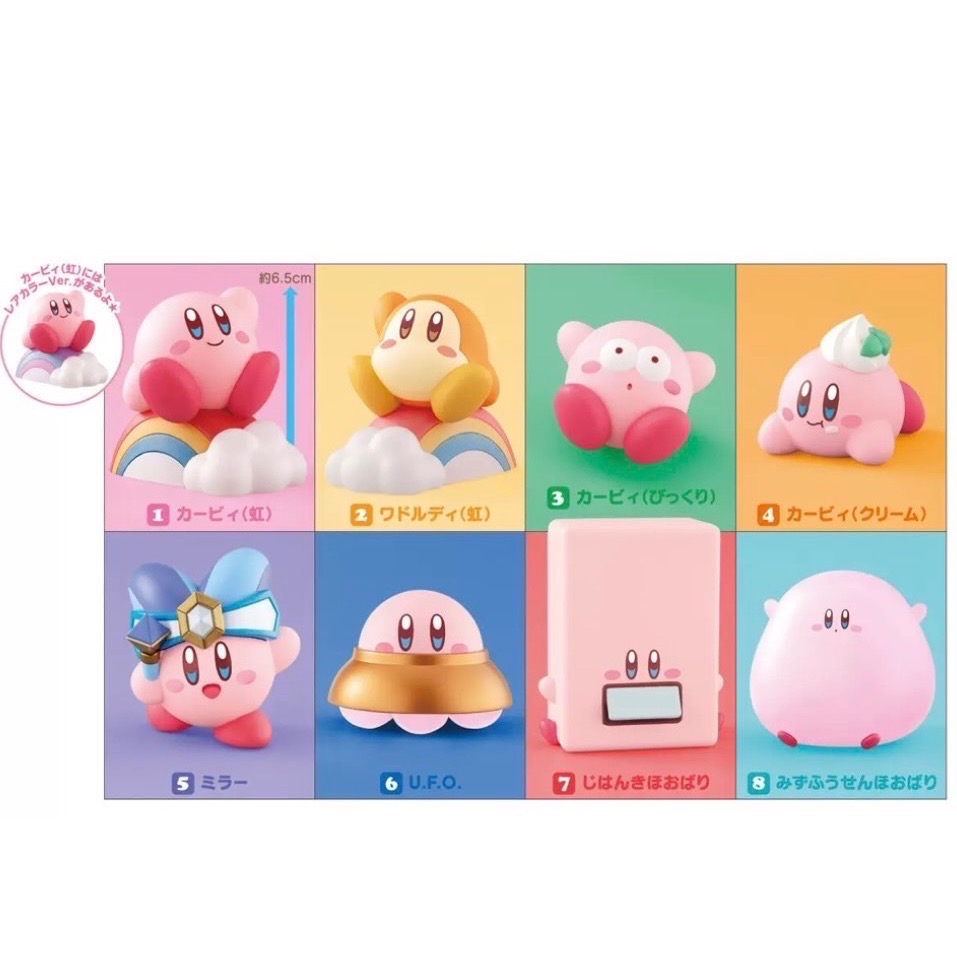 卡比與他的好朋友玩盒公仔1-4彈全系列公仔-規格圖1