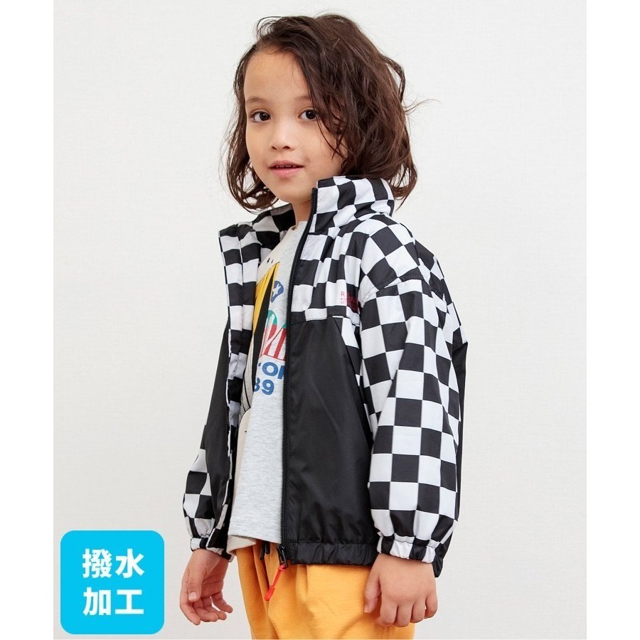 MIA日本代購BREEZE 風衣外套 連帽外套 拼色外套 防曬外套 防風外套 防潑水外套 拼色風衣 男童外套 女童外套-細節圖3