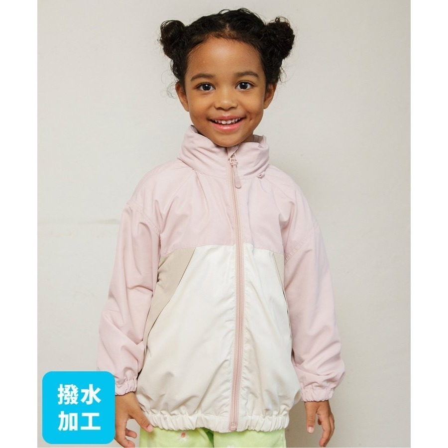 MIA日本代購BREEZE 風衣外套 連帽外套 拼色外套 防曬外套 防風外套 防潑水外套 拼色風衣 男童外套 女童外套-細節圖5