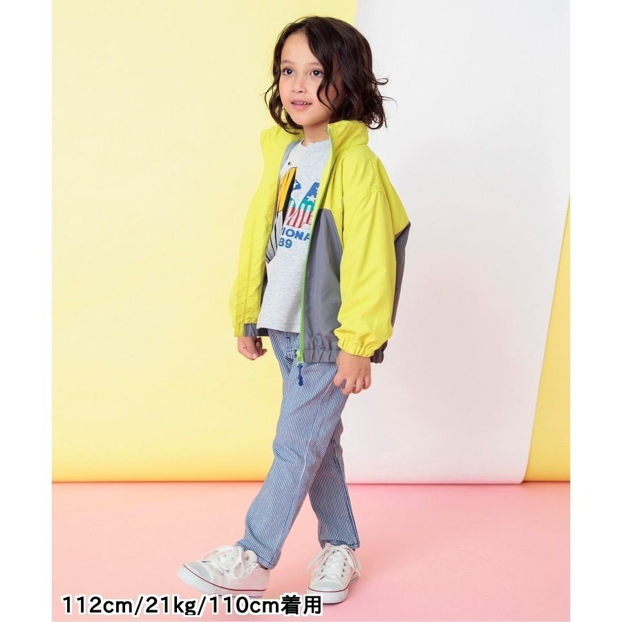 MIA日本代購BREEZE 風衣外套 連帽外套 拼色外套 防曬外套 防風外套 防潑水外套 拼色風衣 男童外套 女童外套-細節圖11