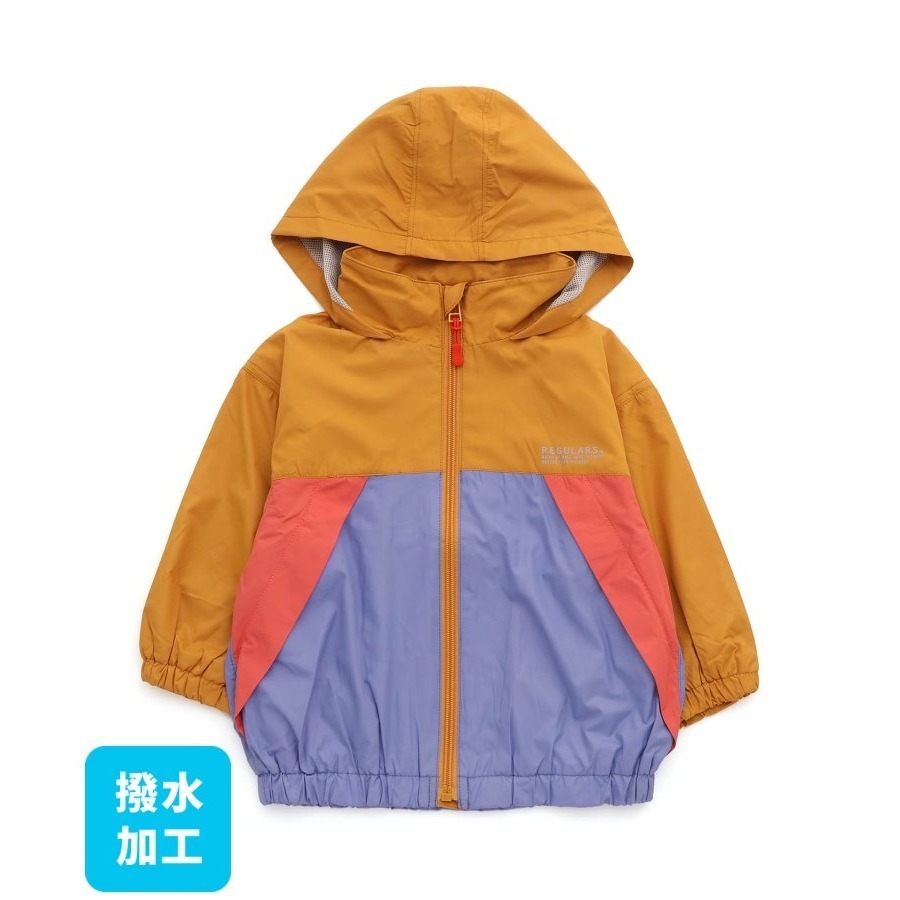 MIA日本代購BREEZE 風衣外套 連帽外套 拼色外套 防曬外套 防風外套 防潑水外套 拼色風衣 男童外套 女童外套-規格圖11