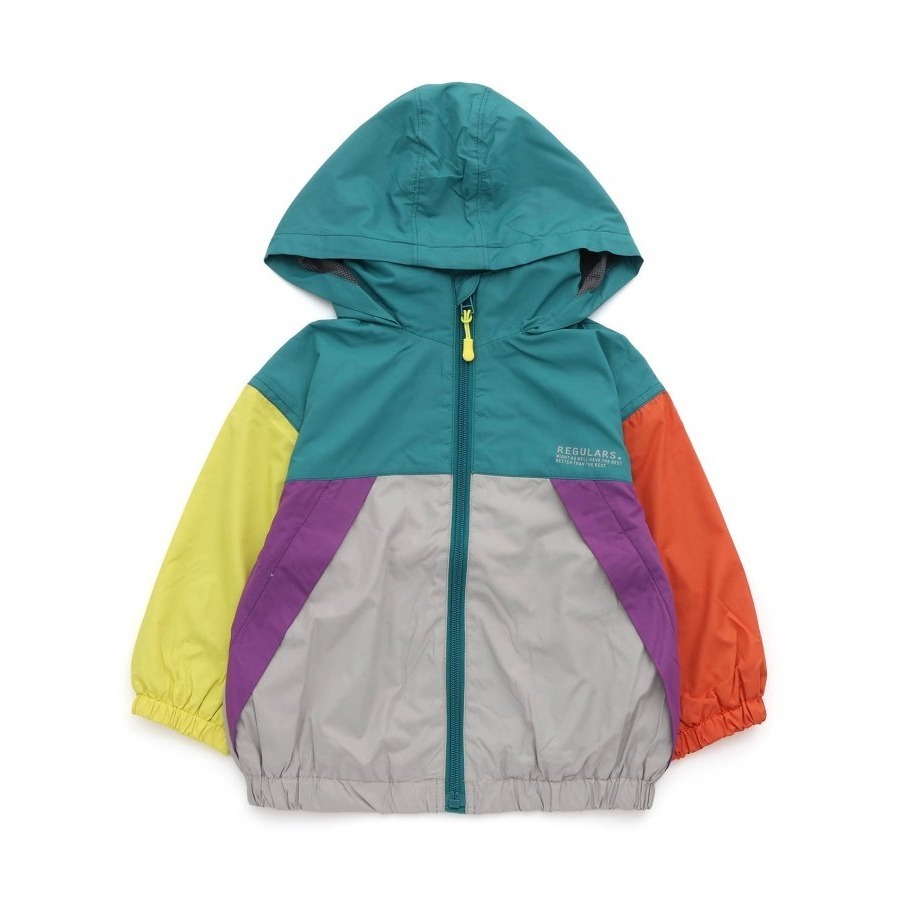 MIA日本代購BREEZE 風衣外套 連帽外套 拼色外套 防曬外套 防風外套 防潑水外套 拼色風衣 男童外套 女童外套-規格圖11