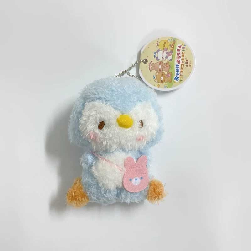 日本 yell 超萌 毛茸茸 動物 幼稚園 娃娃 包包 掛飾 小雞 企鵝 毛絨 玩偶 交換禮物 吊飾 共八款-細節圖7