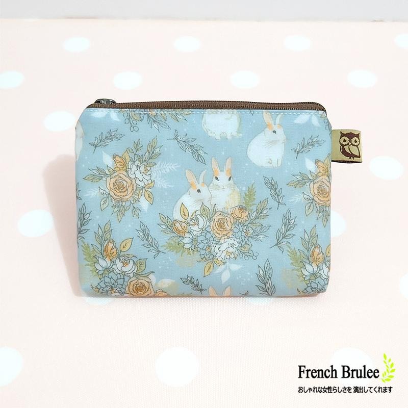 【Dolly club】輕巧 美型 水餃包 便當袋 手提包 野餐袋 防水包 扁款 拉鍊 零錢包 - 多款花色-細節圖8