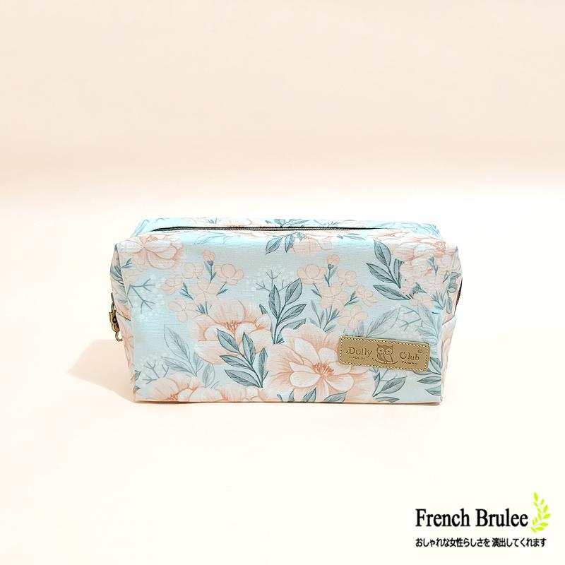 【Dolly club】立體 方型 防水 小物 收納包 / 化妝包 / 手拿包 / 存摺包 - 多款花色-細節圖3