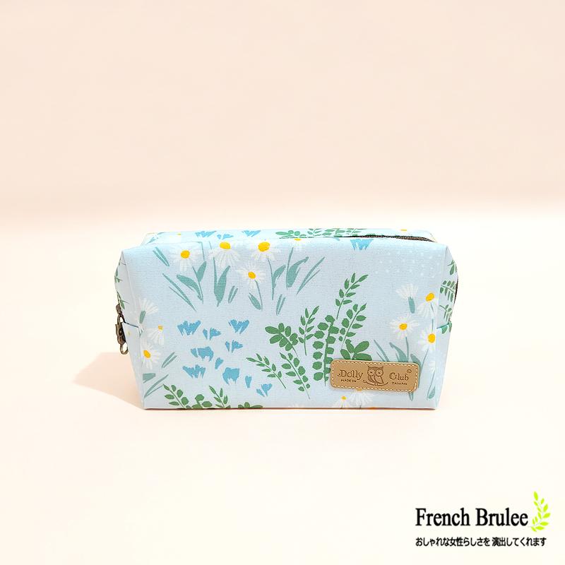 【Dolly club】立體 方型 防水 小物 收納包 / 化妝包 / 手拿包 / 存摺包 - 多款花色-細節圖4