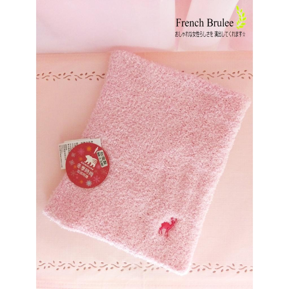 CERF BELL 男女皆適用 寒流 騎車 必備 素面 麋鹿 保暖 珊瑚絨 脖圍 - 短版、長版 多色-細節圖7