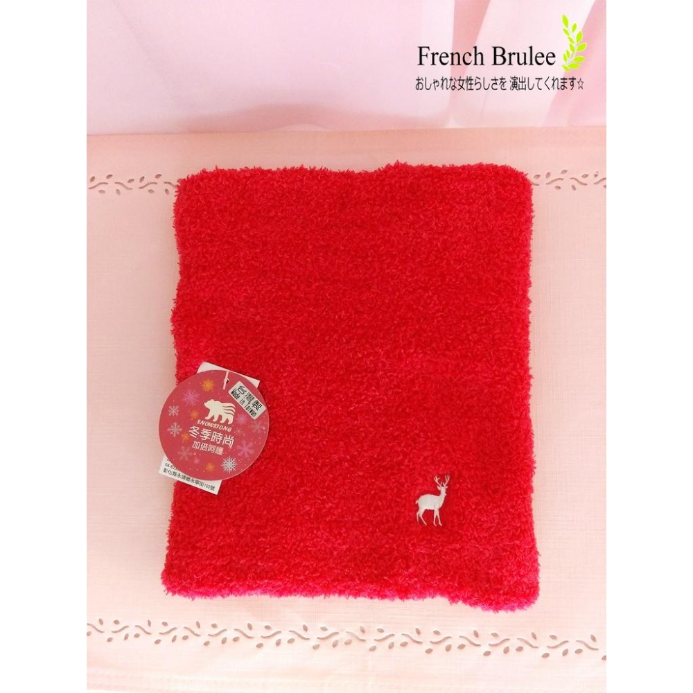 CERF BELL 男女皆適用 寒流 騎車 必備 素面 麋鹿 保暖 珊瑚絨 脖圍 - 短版、長版 多色-細節圖8