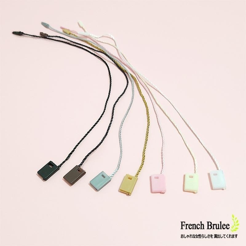 方型 子母扣 吊牌線 方扣 吊繩 麻繩 棉線扣 吊粒 標籤繩 吊卡 服飾 包包 彩色 棉繩 子母線扣 - 共十色-細節圖6