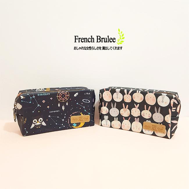 【Dolly club】方型 立體 防水 存摺 收納包 出國 旅行 化妝包 / 扁款 零錢包 - 多款花色-細節圖3