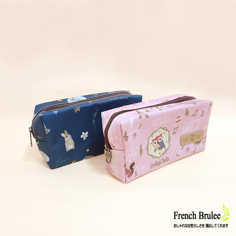 【Dolly club】方型 立體 防水 存摺 收納包 出國 旅行 化妝包 / 扁款 零錢包 - 多款花色-細節圖5