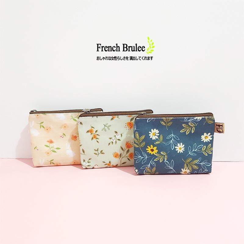 【Dolly club】方型 立體 防水 存摺 收納包 出國 旅行 化妝包 / 扁款 零錢包 - 多款花色-細節圖9