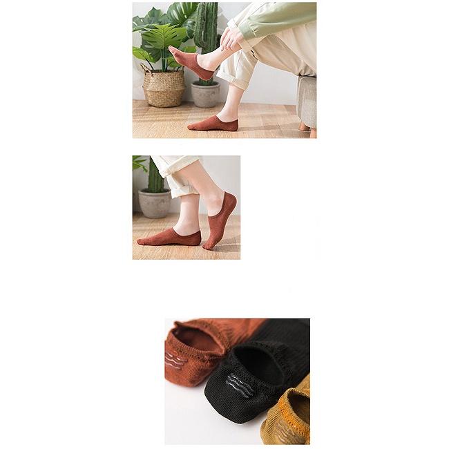 韓系 羅紋 純色 素面 百搭 踝襪 / 船型襪 / 短襪 / 隱形襪 / 襪子 - 10色 ＂快速出貨＂-細節圖2