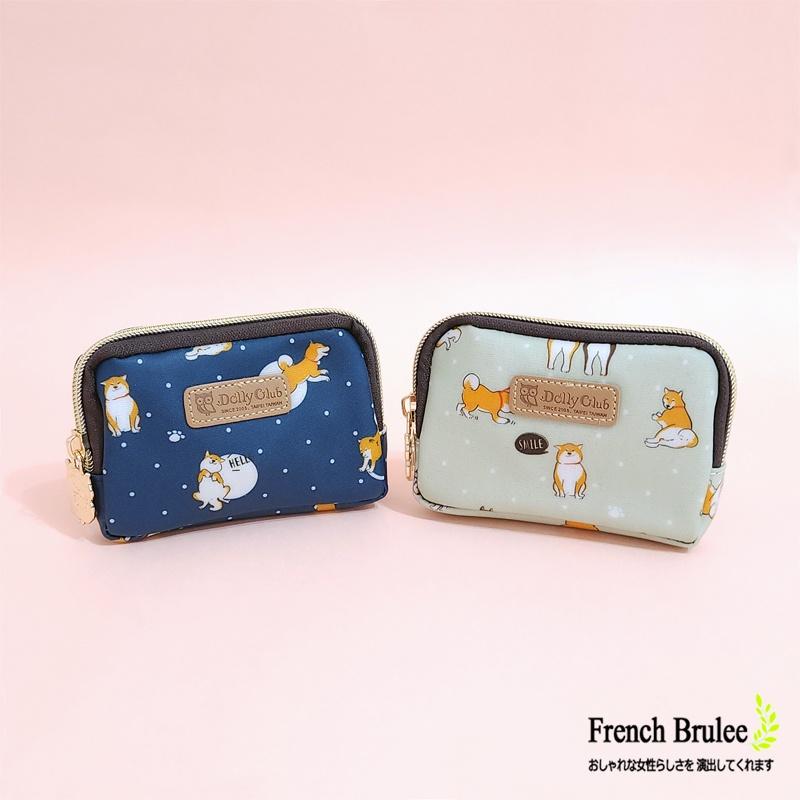 【Dolly Club】可愛 圓弧 造型 質感 金色 拉鍊 零錢包 / 鑰匙包 - 多款花色-細節圖2