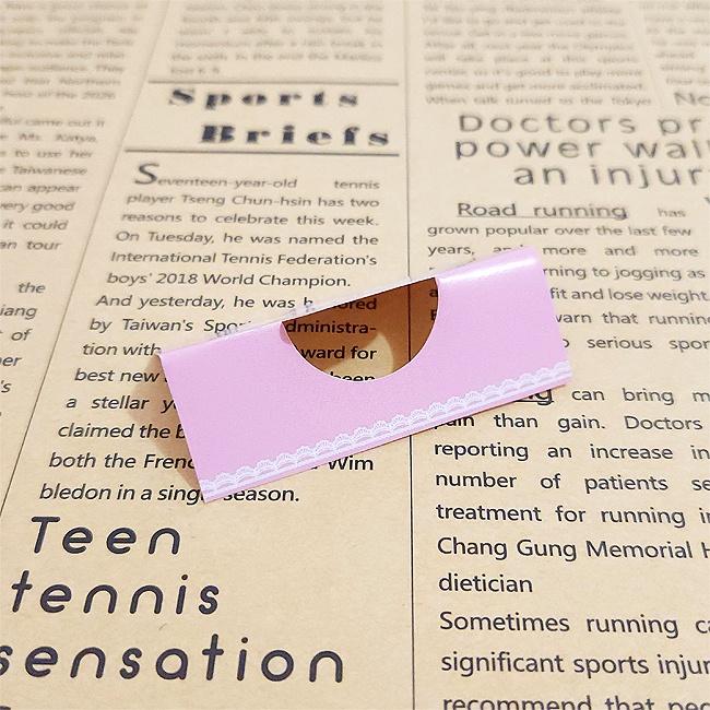 韓風 蝴蝶結 髮飾 吊卡 飾品卡 對摺  對折 吊牌 - 兩款 ＂快速出貨＂-細節圖3