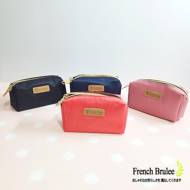 【Dolly club】素面 尼龍 雙拉鍊 立體 零錢包 有內裏 防潑水 - 共八色-細節圖5