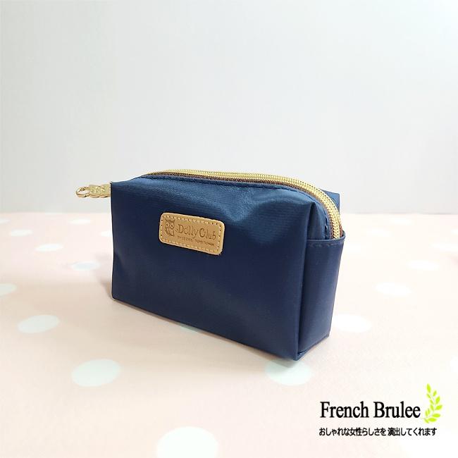 【Dolly club】素面 尼龍 雙拉鍊 立體 零錢包 有內裏 防潑水 - 共八色-細節圖7