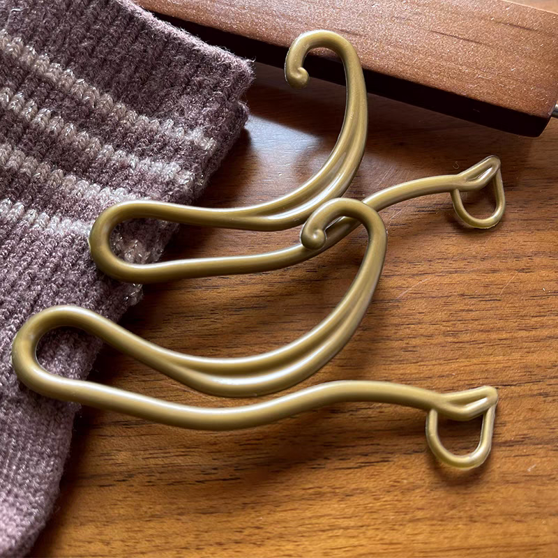 之字 襪子 展示架 襪架 絲襪架 襪鉤 襪鈎 掛勾 掛鉤 襪夾 包材 - 霧面黑、金色-細節圖6