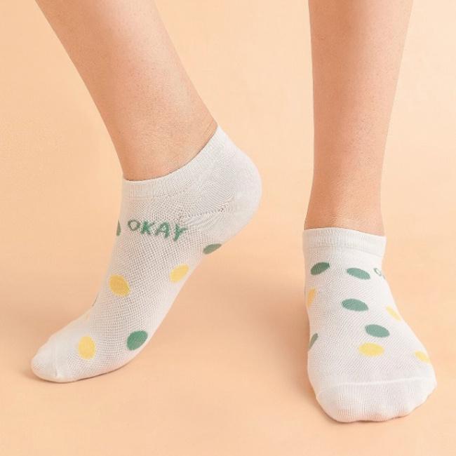❤ 超可愛 冰淇淋 & 水玉 點點 造型 踝襪 / 船型襪 / 隱形襪 / 少女襪 - 快速出貨-細節圖3
