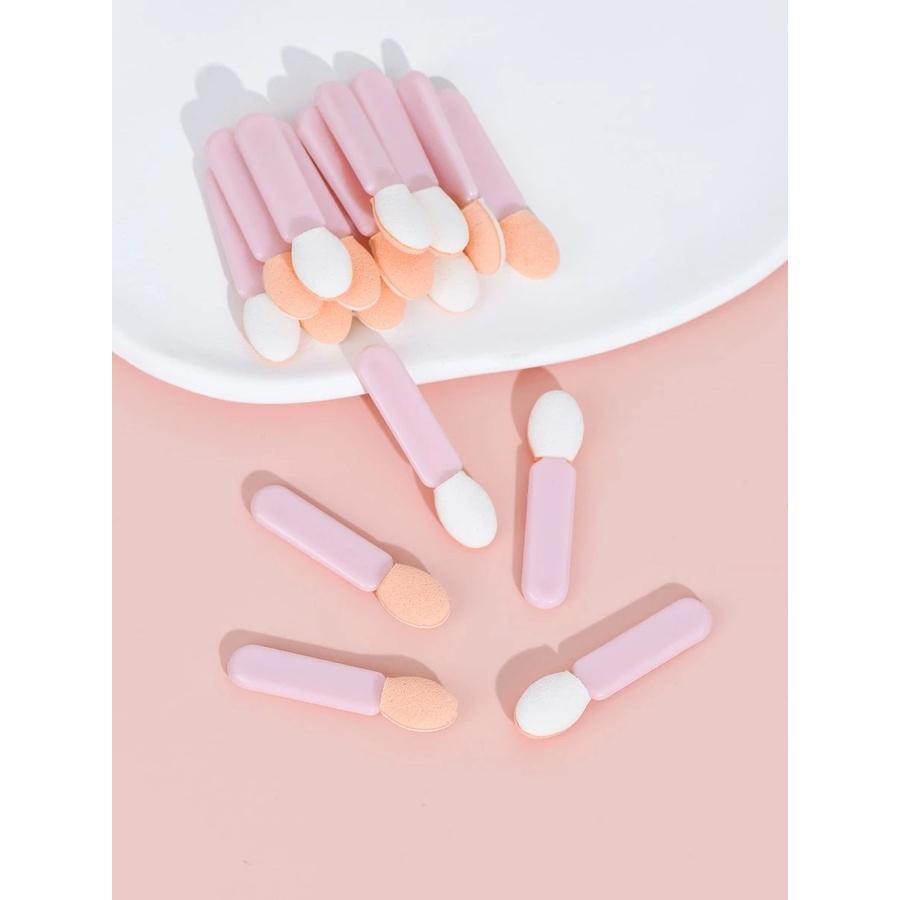 ❤ 5入/組 上妝 親膚 海綿 迷你 眼影刷 耐用 / 眼影棒 / 光療 美甲 鏡面 刷具 - 粉色-細節圖2