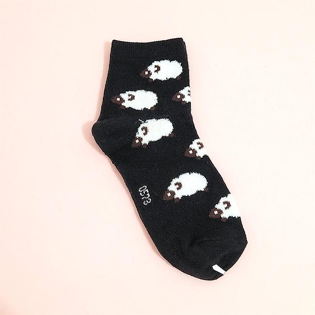 ❤  水玉點點 & 小綿羊 & 英倫風 可愛 棉襪 / 短襪 / 短筒襪 / 襪子 - 台灣快速出貨-細節圖3