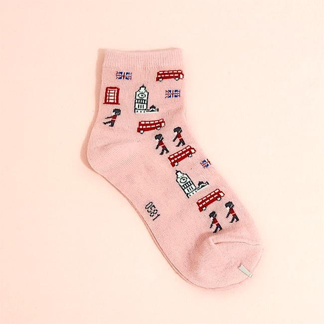 ❤  水玉點點 & 小綿羊 & 英倫風 可愛 棉襪 / 短襪 / 短筒襪 / 襪子 - 台灣快速出貨-細節圖4