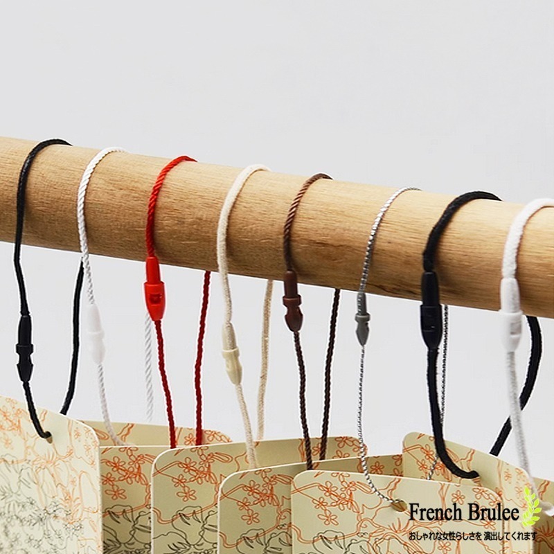 彩色 子彈頭 吊牌繩 & 方扣 子母線扣 吊繩 服飾 飾品 吊卡 吊牌線 -方型通用款、8cm、15cm、20cm-細節圖6