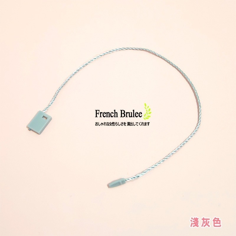 彩色 子彈頭 吊牌繩 & 方扣 子母線扣 吊繩 服飾 飾品 吊卡 吊牌線 -方型通用款、8cm、15cm、20cm-規格圖10