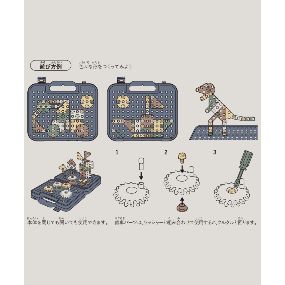 日本3coins DIY工具箱-細節圖2