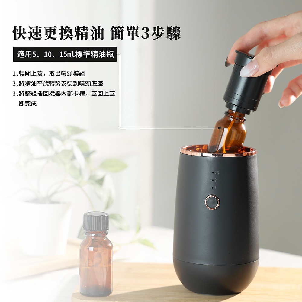 JMScent 純精油擴香儀 七彩燈光無水精油香薰機 usb擴香儀 芳香機 移動純油薰香燈 薰香 無水精油香薰機-細節圖10