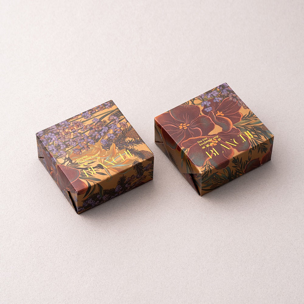 BLANCHI_禮盒組 金禧精油手工皂 IFF天然精油 茶樹／境夢-細節圖4