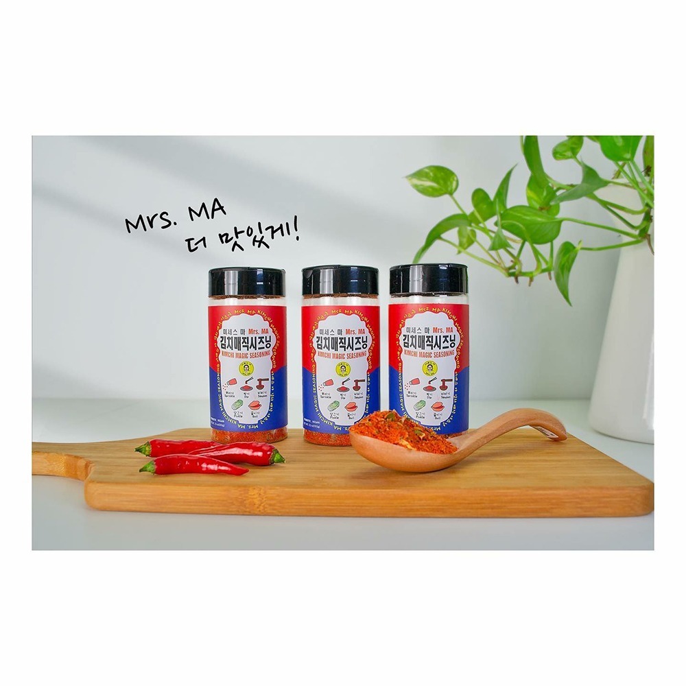 【Mrs. MA 馬女士韓式料理廚坊】韓式泡菜魔法粉 五辛素/無麩質/無基改/含天然酵母-細節圖8