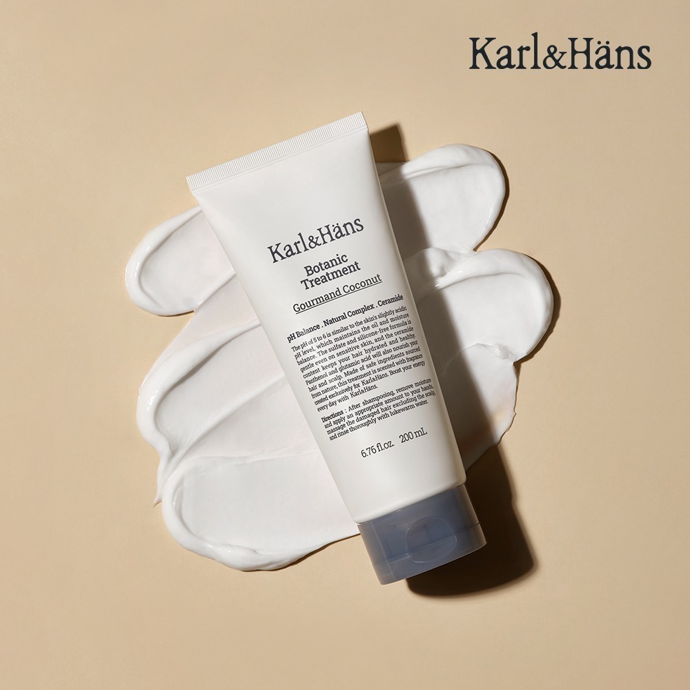 Karl & Hans卡爾漢斯 植萃精油洗髮露 390ml+護髮素 200ml (可口椰子)(韓國/弱酸性配方)-細節圖3