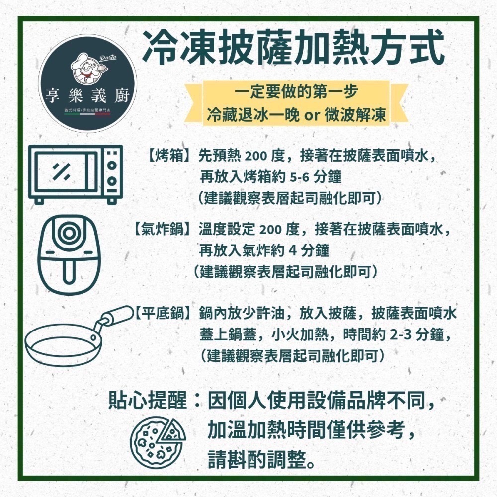 【享樂餐飲】《青醬雞肉披薩》手工8吋拿坡里冷凍披薩/早午餐．下午茶．懶人料理．餐廳合作-細節圖2