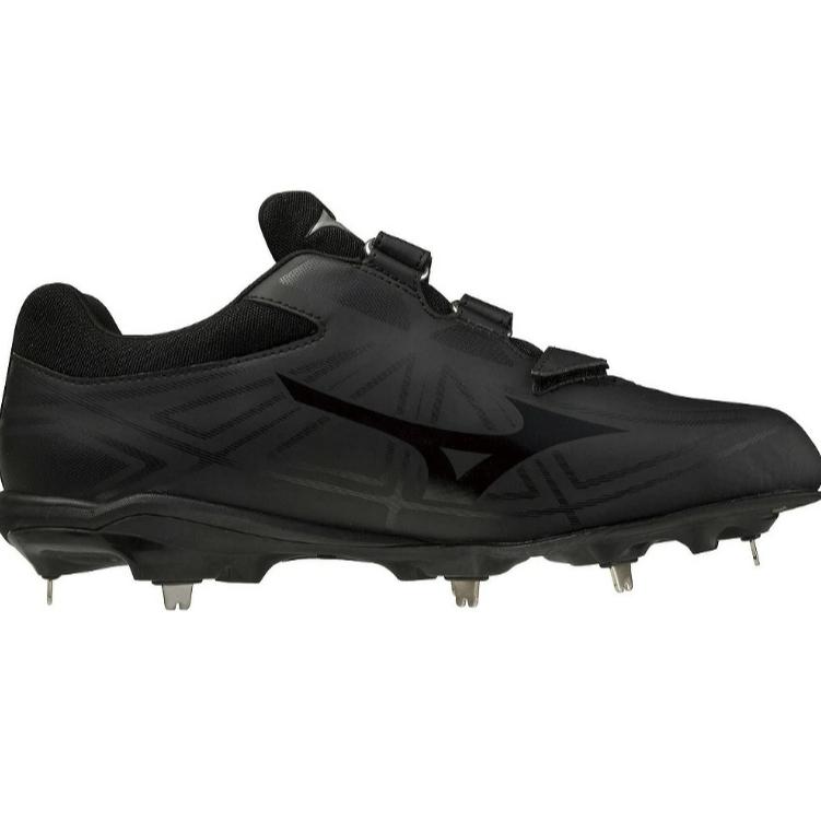 MIZUNO 棒球 壘球 鐵釘鞋 魔鬼氈 黏貼式 鞋帶款 3E 超款楦-細節圖3