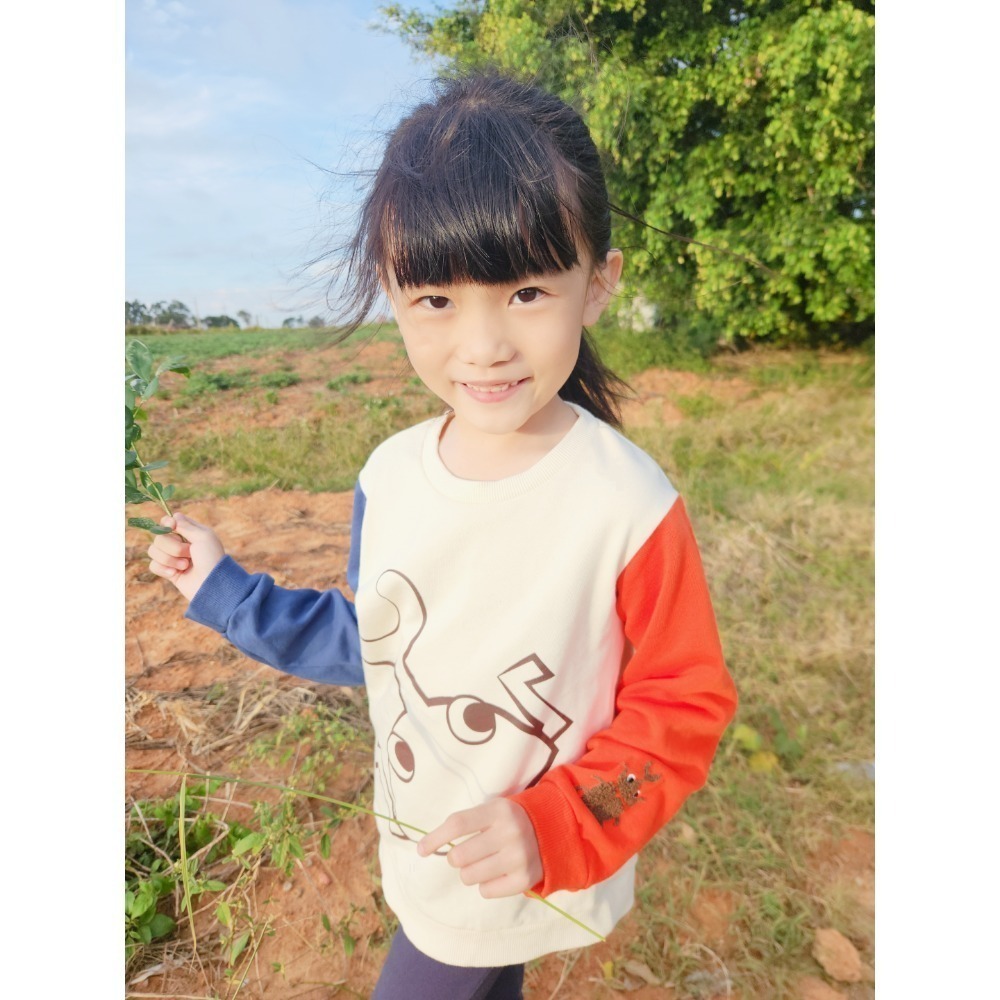 台灣原創品牌童裝Rakkimore 獨角仙上衣  甲蟲上衣 秋冬長袖毛圈90~130公分-規格圖4